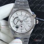 TWA Factory Swiss Grade Vacheron Constantin Overseas Stainless Steel Case White Dial 42mm Men's Watch